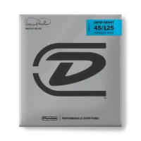 DBMMS45125 Marcus Miller Super Bright Комплект струн для 5-стр бас-гитары,нерж.сталь, 45-125, Dunlop