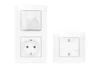 Уценка Стартовый пакет. [752196] Legrand [Valena Life with NETATMO] - Шлюз WiFi + умная розетка 2К+З 16А 230В + главный беспроводной выключатель "Я дома/Я вне дома". - Цвет Белый