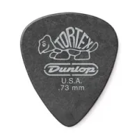 Dunlop 488p073 tortex pitch black standard 12pack  медиаторы, толщина 0.73 мм, 12 шт.