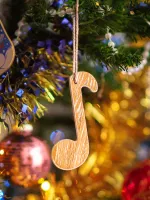 LN-SUV-N01 Сувенир Нота ЛЯ-1, новогодняя елочная игрушка, Lutner