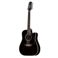 TAKAMINE LEGACY EF381SC-12 12-струнная электроакустическая гитара с кейсом. цвет Gloss Black