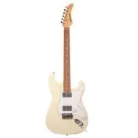 Fernandes le-1z hh cw  электрогитара stratocaster hh, цвет кремовый