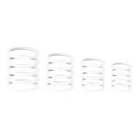Gravity RP 5555 WHT 1 - Набор резиновых колец для стоек Gravity. Позволяет изменить 
стандартное черно-зеленое сочетание продукции Gravity в иное, если это необходимо. 
В наборе: 5 колец x 15 мм, 5 x 20 мм, 5 x 25 мм, 5 x 30 мм. Цвет: белый