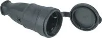 Розетка 61 369 NCA-SKR01-16A-E-IP44-BL переносная с/з черная -