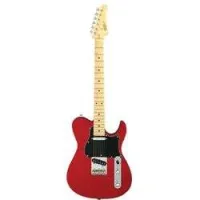 Fgn j-standard iliad jil2clashm car  электрогитара, форма telecaster, ясень/ клен, чехол, цвет красный