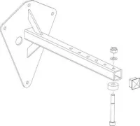 Tannoy VMB WALL HANGING MOUNT кронштейн крепление для акустических систем V, VX, VXP. Используется с