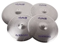 KINGDO LOW VOLUME SET 14"+16"+18"+20" SILVER - комплект тарелок, специальный сплав, medium, звучание тихое