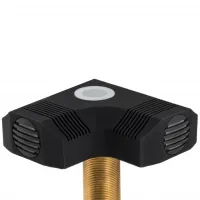 ClockAudio CS 2SV-RF RGB - Двухэлементный V - образный, полукардиоидный, конденсаторный микрофон, с сенсорным переключателем. для установки на поверхности. Цвет черный