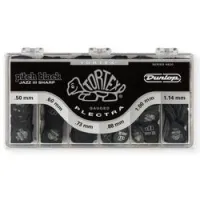 Dunlop 4820 tortex pitch black jazz iii display  короб с мед, 050,060,073,088,100,114 - 72шт, 432шт