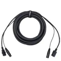 True magic TSP003/15M Кабель-удлинитель комбинированный XLR male - XLR female + питание, 15м, черный
