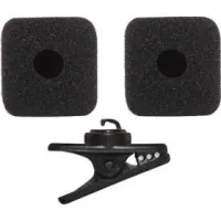 SHURE RK377 комплект из двух cменных ветрозащит и прищепки для микрофона PGA31