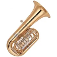 Yamaha PBO YBB-841G  Туба BBb 4х вентильная, мастеровая, томпак, раструб 450мм. , менз. 20,7мм, лакиров