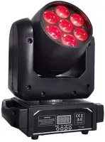 ESTRADA PRO MH715 ZOOM v.2 Светодиодная вращающаяся голова заливного светатипа WASH BEAM LED 7 шт. х 15W RGBW c функцией Zoom
