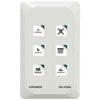 Kramer RC-43SL- Панель управления универсальная с 6-ю кнопками, контроллер K-NET