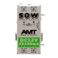 PSDC12-2 SOW PS-2 Модуль питания DC-12V 2x100mA, AMT Electronics