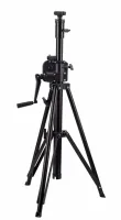 STAGE4 Stand for FW-SPOT 1000-Z  Стойка для прожектора следящего света / Грузоподъемность 50 кг / Высота 110-145 см / Вес нетто 13,6 кг/ Металл / Цвет черный