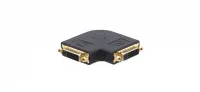 Адаптер для цифровых интерфейсов [99-9595211] Kramer Electronics [AD-DF/DF/RA-FLAT] DVI розетка на DVI розетку (плоский угловой)
