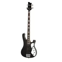 Schecter STARGAZER-4 BLK Гитара бас, 4 струны, корпус:ясень, гриф:клён, звукосн EMG MMHZ/EMG SJHZ