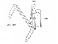 Dynacord MB C15 UMH кронштейн для акустических систем C 15.2, черный
