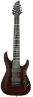 Schecter DAMIEN ELITE-8 CRED Гитара электрическая, 8 струн, крепление грифа: на болтах; дека: красно