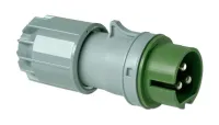 PCE Вилка кабельная 16А/24-42V/2P/IP44, никелированные контакты 082-3v