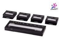 ATEN VS1824KIT - 4-портовый 4K HDMI Cat 6 разветвитель с приемниками (4K@30 Гц)