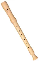 Soprano recorder Meinel 220-1 - Maple three-piece German system soprano recorder with single holes