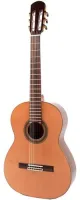 Classical guitar Raimundo BN1 Cedar - Bossa Nova series guitar with shorter 640 mm scale, narrow neck and low string action. Laminated ovangkol body, cedar top.