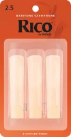 RLA0325 Rico Трости для саксофона баритон, размер 2.5, 3шт, Rico