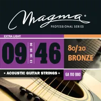 Комплект струн для акустической гитары Magma GA110B80