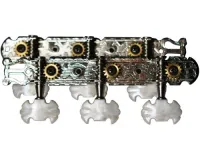 JC-79-CR Колки для классической гитары, на планке, никель, Paxphil
