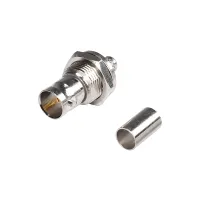 Sommer Cable BNC58FEM- Разъем BNC (розетка), панельный, 50 Oм, под обжим