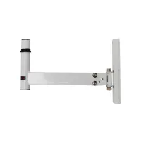 PROEL KP560WH - настенный , поворотный  держатель колонок, L-образный, сталь, диам.35мм