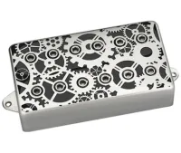 DiMarzio DP263F Dark Matter Bridge звукосниматель F-Spaced, хамбакер, крышка рисунок SteveVai clock