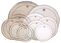 REMO PP-0110-PS набор пластиков Pinstripe Clear 10", 12", 14" + Ambassador Coated 14"