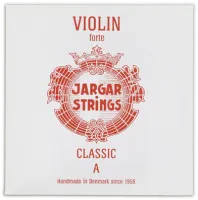 Violin A string Jargar Classic Forte Red 009 - Wound steel A2 string with powerful, well-balanced sound, hard tension
