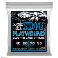 ERNIE BALL 2815 Flatwound Slinky Extra 40-95 - Струны для бас-гитары
