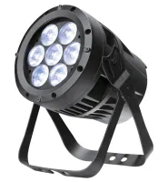 SILVER STAR SS334CW3 SOLAR/Tungsten, White Светодиодный архитектурно/студийный прожектор, Белый "теплый" свет, 45000 cd, управление DMX-512  - 1/2/3/5 каналов, авторежим, строб, диммер, СW смешение цветов, 7х10 Вт СW3 LED диодов, угол раскрытия луча 11°,