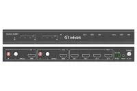 Коммутатор HDMI cигнала Infobit [iSwitch 402MV] Бесподрывный презентационный коммутатор 4K60 4x2 HDMI с мультивьювером