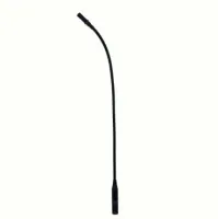 ClockAudio C 36ES-RF - Кардиоидный конденсаторный микрофон на гибкой стойке типа «гусиная шея», с RF-защитой, LED индикатором и функцией приглушения, разъем 3 Pin Male XLR. Длина 680 мм. Цвет черный