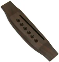 Guitar bridge Acura GP-GB3S - Rosewood acoustic guitar bridge with string holes, standard size