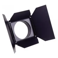ETC Barn door, 4-leaf with short extension ring, 190mm (7.5 in), White Кашетирующие шторки для прожектора ETC серий Desire Fresnel, fos/4 Fresnel, S4 Fresnel, S4 LED Fresnel Adapter, S4 (S4WRD) PAR/PARNel. Количество шторок – 4. Свободное вращение модуля