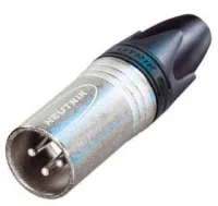 Neutrik NC3MXX-EMC кабельный разъем XLR male с дополнительной защитой от RF помех