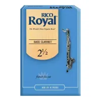 Трости для бас-кларнета Rico Royal №2,5 (10 шт)
