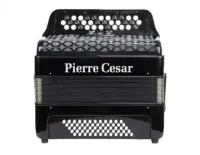 PCA3460 BKP Аккордеон, 60 басов, 34 клавиши в правой руке, 5 регистров, цвет черный перламутр, Pierre Cesar