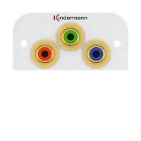 Разъем коммутации Kindermann Adapter plate Component Video  (7441000506)