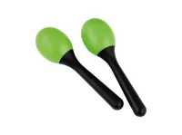 NINO569GG Маракасы пластиковые, зеленые, Nino Percussion
