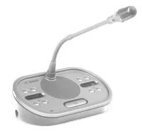 BOSCH CO DCN-DISS-L Дискуссионный пульт, с коротким микрофоном, светлый