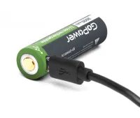 00-00019621 Аккумулятор бытовой 18650 Li-ion, 3.7В, 3000мАч, USB, с защитой, GoPower