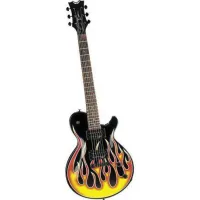 EVODRAGSTER/Эл.гитара Evo with Flames/DEAN